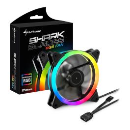 SHARKOON SHARK Blades RGB Fan 120mm PWM Negro 1200 RPM 18.2 dB 94.8 m³/h