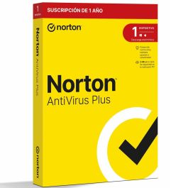Norton 1 Antivirus Plus Español - Protección contra amenazas en tiempo real, Gestor de contraseñas, Firewall inteligente y Copia de seguridad en la nube