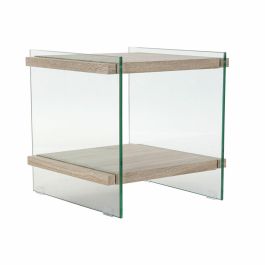 Mesita de Noche DKD Home Decor Cristal Madera MDF (50 x 50 x 49 cm) Mesita de Noche DKD Home Decor Cristal Madera MDF (50 x 50 x 49 cm)