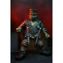 NECA Raphael como Frankenstein Monster Figura Action Ultimate Tortugas Ninja 18cm Articulada con Accesorios