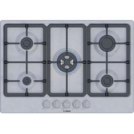 Bosch PGQ7B5K90 Placa de Gas Serie 4 de 5 Fuegos en Acero Inoxidable - 52 x 75 x 4,5 cm