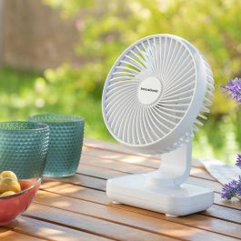 Ventilador de Escritorio Recargable Fanrec InnovaGoods Ø5,4'' 3600 mAh / 13,3 W