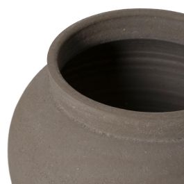 Macetero Gris Cerámica Decoración 34 X 34 X 33 cm