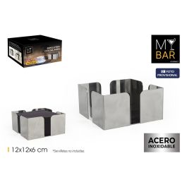 Servilletero Cocktail Acero 12x12x6 cm My Bar (24 Unidades) Servilletero Cocktail Acero 12x12x6 cm My Bar (24 Unidades) Precio: 106.78999958. SKU: B1EQ276EPB