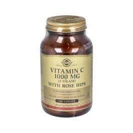 Solgar Rose Hips C 1000mg, Vitamina C Cápsulas 100 unidades - Apoyo Inmunitario, Antioxidante, Colágeno, Energía, Anti-Fatiga Precio: 21.89. SKU: B15GLW74WP
