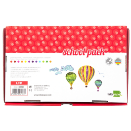 Liderpapel Lápices de Colores School Pack 144 Unidades 12 Colores x 12 Unidades