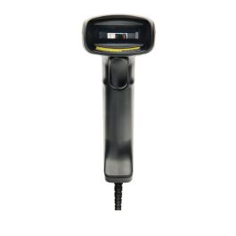Opticon L-46 Escáner de código de barras 1D láser USB, Auto-trigger, 100 scans/seg, Soporte y cable incluidos, Negro