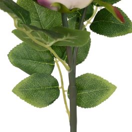 Flor Rosa Rosa Pvc-Tejido Decoración 69 cm