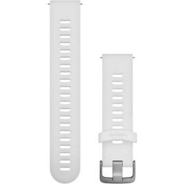 Garmin Correa de repuesto Quick Release 20mm de silicona blanca con hebilla de acero inoxidable para Smartwatch Precio: 51.49999943. SKU: B18M34H36P