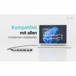 Hub USB i-Tec C31NANOTRIPLEDOCKPD Gris
