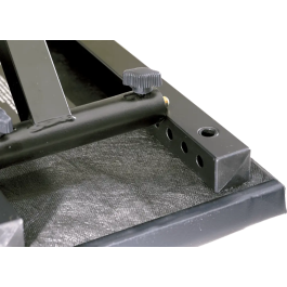 QUIKLOK Banqueta Piano X Deluxe Negra Ajustable en Altura Plegable Imitación Cuero