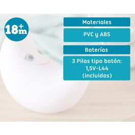 KioKids Luz De Compañía Luna Quitamiedos Para Niños Habitación Infantil