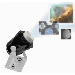 LEXIBOOK Planetario Proyector Parlante Bilingüe Inglés/Español Constelaciones e Imágenes Espaciales Rotación 360°
