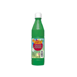 Jovi Témpera Líquida School Verde Medio Botella 500 mL