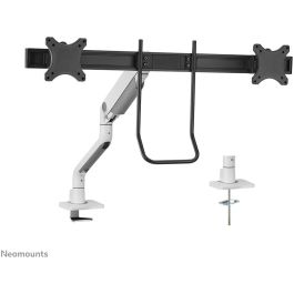 Neomounts DS75S-950WH2 Soporte de Escritorio Full-Motion para 2 Monitores 17-32" con Resorte de Gas, Blanco
