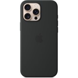 Apple iPhone 16 Pro Max: Funda Protectora de Silicona con MagSafe, Color Negro Precio: 72.49999955. SKU: B16YTSL8NP