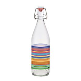 Botella de Vidrio Decorada Designs 1L - Inde (12 Unidades) Botella de Vidrio Decorada Designs 1L - Inde (12 Unidades)