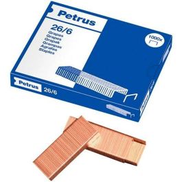 Grapas Petrus 26/6 6 mm 1000 Piezas (20 Unidades)