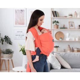 KioKids Fular Porteo Semielástico Ergonómico 100% Algodón Coral para Bebé +0m, Mantiene Posición Natural Ranita, Bolsa y Gorrito Precio: 48.50000045. SKU: B1699FVFZV