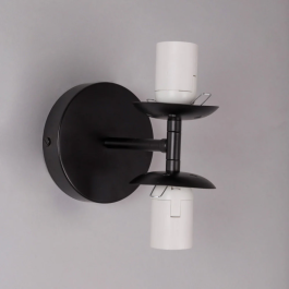 As Sib Aplique de Pared SKD-W1019, Diseño Retro con Casquillo E27, Ideal para Salón, Dormitorio o Cocina