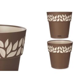 Stefanplast Maceta Cloe 25 cm Plástico Marrón con Reserva de Agua (6 Unidades) Precio: 30.79000001. SKU: B1GCWGSHYA