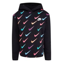 Sudadera con Capucha Niña Nike NSW Kids Negro