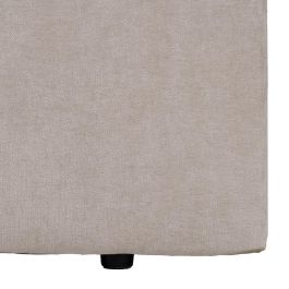 Cabecero Crema Tejido Dormitorio 165 X 8 X 125 cm