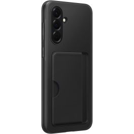 Samsung Funda Card Slot para Galaxy A56 5G, Carcasa Protectora Negra con Ranura para Tarjetas, Accesorios Originales