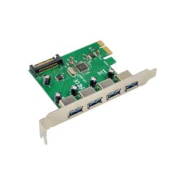 MicroConnect Tarjeta de Expansión PCIe USB 3.0 de 4 Puertos VL805 para Almacenamiento, Impresoras y Más