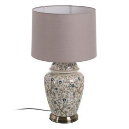 Lámpara Mesa Blanco-Gris Porcelana 23 X 23 X 44 cm Precio: 179.9028. SKU: B1299KKEHA