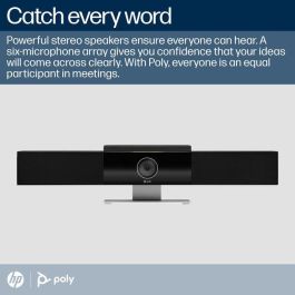 Poly Poly Studio Barra de Video USB para Colaboración Clara