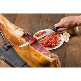 Arcos Cuchillo Jamonero Flexible Serie Universal 240 mm Acero Inoxidable Nitrum Mango Polioximetileno Negro Sistema Bactiproof Silver