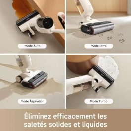 Mova Aspiradora en Seco y Húmedo K30, MOV1735114011141 - Alcance Plano 180°, Succión 18 kPa, Limpieza de Bordes, Secado con Aire Caliente