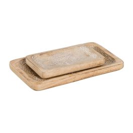 S/2 Bandejas Blanco-Natural 25 X 15 X 2,50 cm Precio: 26.3538. SKU: B1HBLZ8N3B