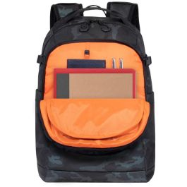 RIVACASE 7631 Riva NB Rucksack Sherwood 15,6" Portátil 28L Gris Camo Mochila para portátil 10,5" para Viajes y Trabajo