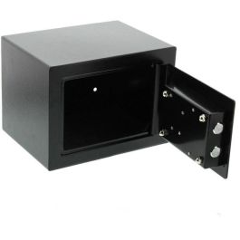 BURG-WÄCHTER S1 K - Caja Fuerte Favor con Cerradura de Seguridad de Doble Bit, Pared Simple Robusta y 2 Llaves