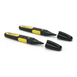 Stanley 0-47-314 Marcador FatMax Punta Biselada Negro Profesional para Marcación Precisa y Líneas Definidas (Blister 2 Unidades) Precio: 5.50000055. SKU: S6500867