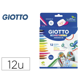 Giotto Rotuladores Decor Textil Permanentes Estuche 12 Ud Colores Surtidos Precio: 7.49999987. SKU: B1B8DQD2HX