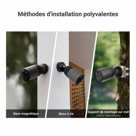 Ezviz EZV1725922648383 Cámara de vigilancia 4K con batería, visión nocturna a color, detección por IA y Wi-Fi 6