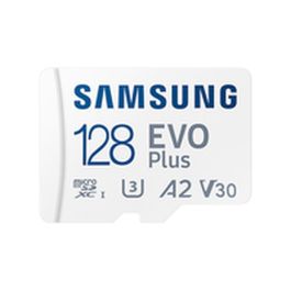 Tarjeta de Memoria Micro SD con Adaptador Samsung EVO Plus Blanco 128 GB Micro SDXC UHS-I Precio: 26.49999946. SKU: S0232765