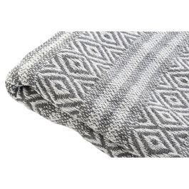 Plaid Basicos DKD Home Decor Gris 170 x 130 cm