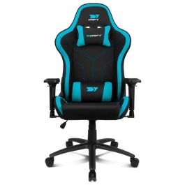 Drift DR110BL Silla Gaming Negra y Azul, Butaca para Jugar con Asiento Acolchado, Transpirable, Reposabrazos 4D y Cojines Lumbar y Cervical Precio: 171.49999977. SKU: S7822575