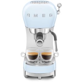 Smeg ECF02PBEU, Máquina Espresso, 1.1L, Pastel Blue
