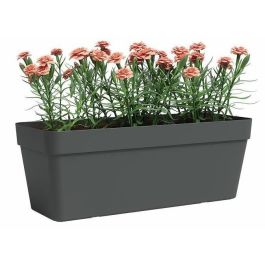 Artevasi 5600442837360 Jardinera Plástico Rectangular Antracita L49,9xP20xH18,1cm
