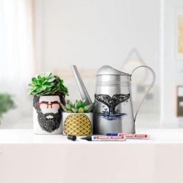 Marcador Permanente Edding 3000 Conico Colores Basicos Estuche De 5 (Negro, Rojo, Azul, Verde, Amarillo)