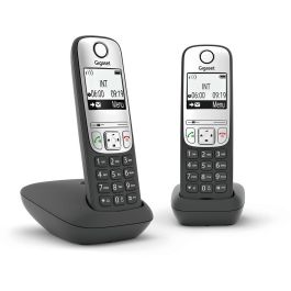 Gigaset A690A DUO Teléfono inalámbrico DECT/analógico con contestador automático, dúo de terminales, negro Precio: 101.50000058. SKU: B14W3ZD4Z5