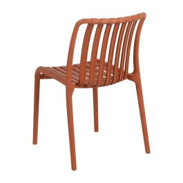 Silla Apilable Terracota Polipropileno 50 X 58 X 80 cm