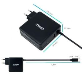Cargador de Portátil TooQ TQLC-USBC90PD USB Tipo-C/ 90W/ Automático/ Voltaje 5-20V Cargador de Portátil TooQ TQLC-USBC90PD USB Tipo-C/ 90W/ Automático/ Voltaje 5-20V