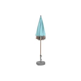 DKD Home Decor Base Parasol Terraza y Jardín Gris Granito/Inox 38 x 41 x 38 cm Capacidad 24kg