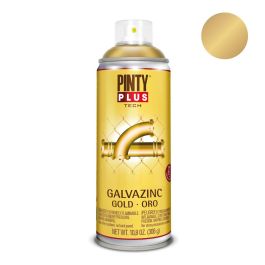 Pinty Plus Pintura en spray Tech Galvazinc 520cc Oro Brillo G151